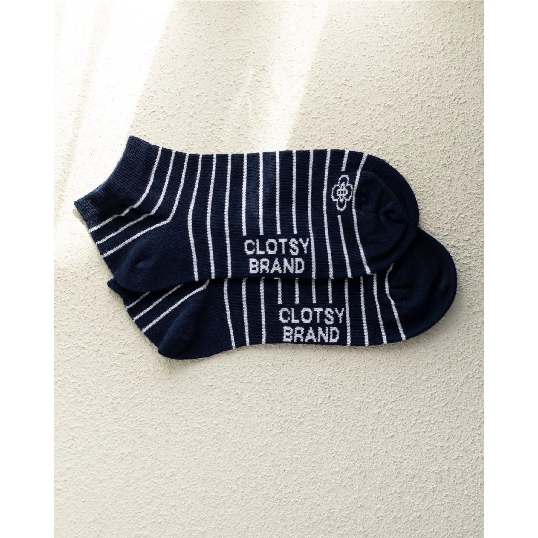 Marineblaue Barfußsocken