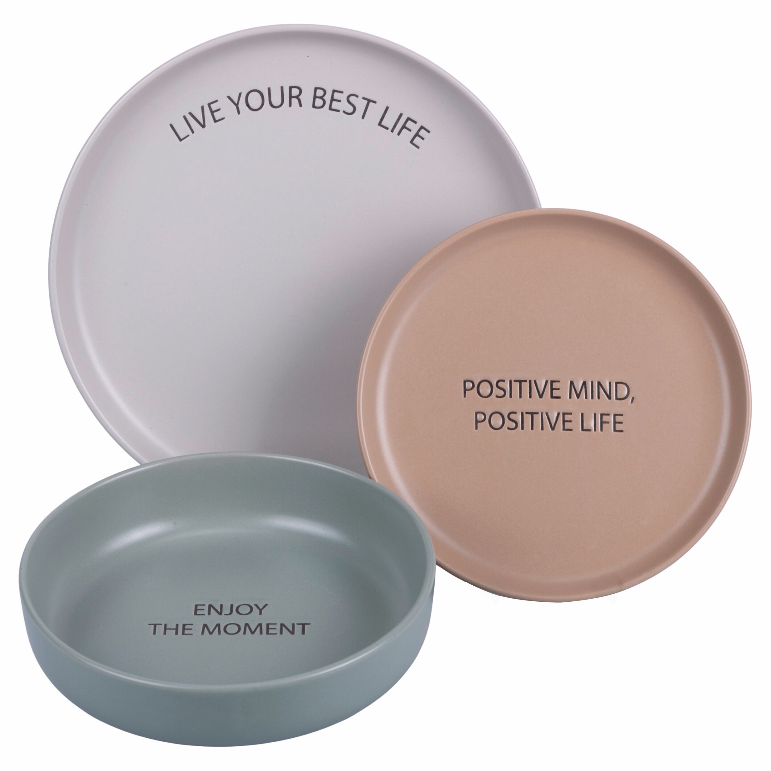 3-teiliges Steinzeug-Tafelservice, Motivation