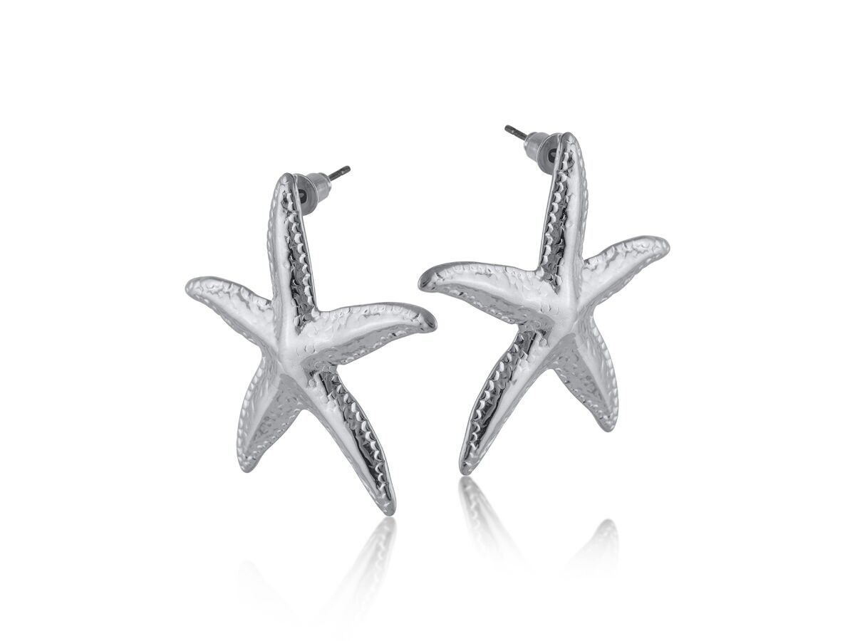 3465 BEATRICE SEA STAR STAINLESS STEEL EARRINGS