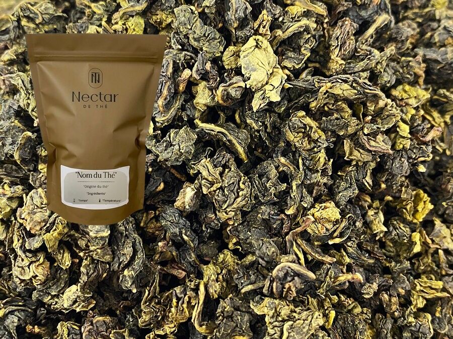 Tè Oolong o Tè Blu - Oolong al Latte - Bustina da 100 g