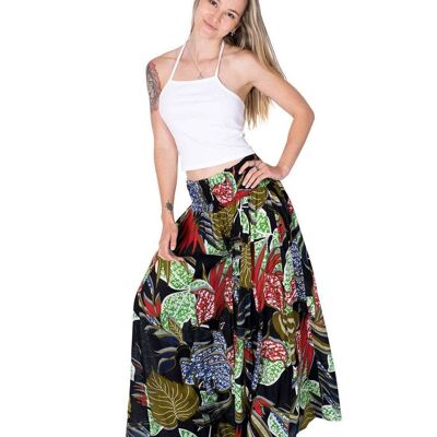 PANTALON PALAZZO ESTAMPADO ETNICO MUJER D9