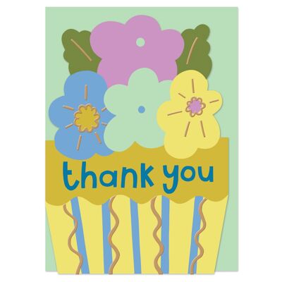 Thank you Flower basket (BRS16)