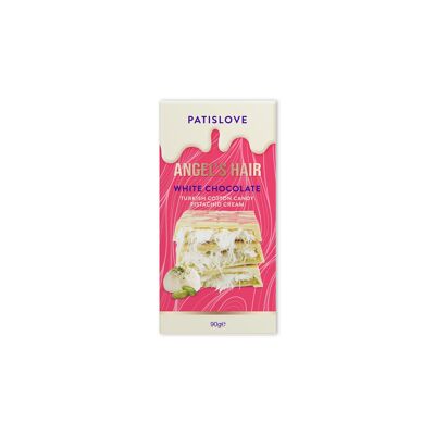 Angel's Hair White Chocolate Pistachio & Cotton Candy, 90G