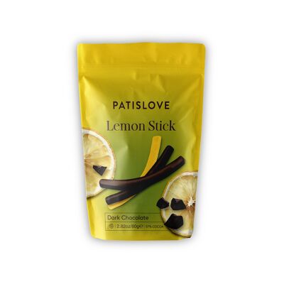 Cioccolato fondente al limone, 80 g