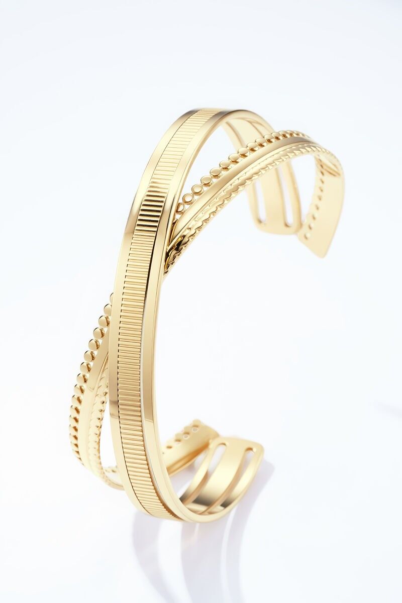 Bracciale rigido in acciaio inossidabile 324RX108