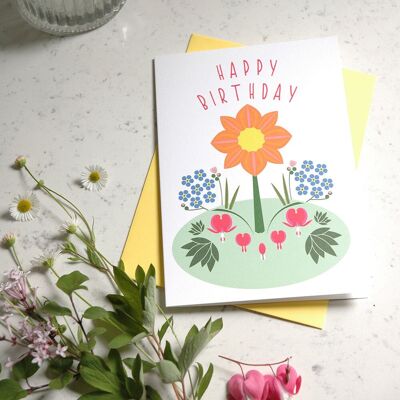 Carte moyenne - Bouquets d'anniversaire - Bouquet 2