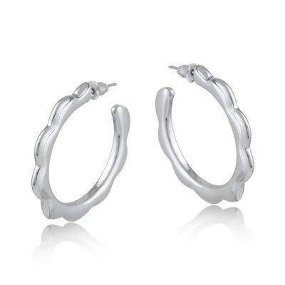 3256 PENDIENTES DE ARO GRANDES CON GARABATOS DE CAMILLE