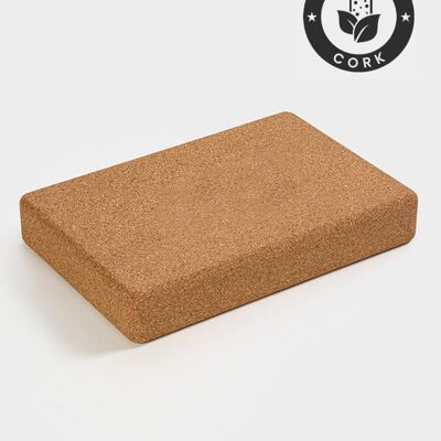 Yoga Studio The Comfortable Cork Flat Yoga Block (Unbranded)