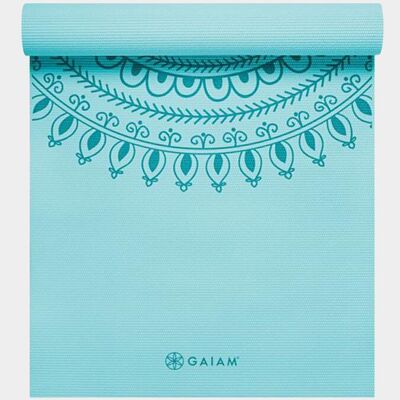 Tappetino yoga Gaiam Marrakesh turchese 6 mm