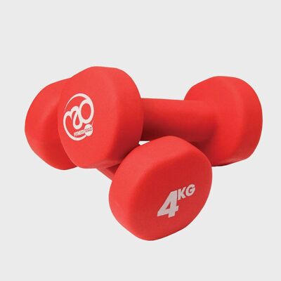 Yoga Mad Par de Mancuernas Neo 4Kg - Rojo