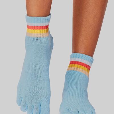 Calcetines de yoga con puntera completa ToeSox Melody