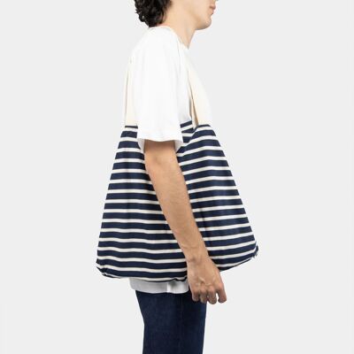 Grand sac fourre-tout Rayé