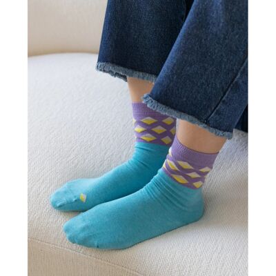 Calzino a piedi nudi con diamanti • Blanca G x Clotsy