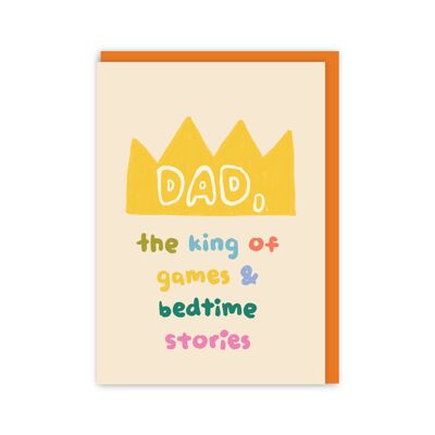 Tarjeta del Día del Padre de King Of Games