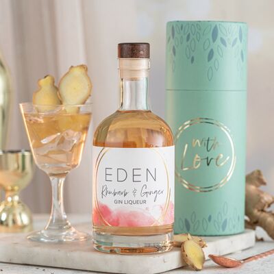 Coffret cadeau de présentation rhubarbe et gingembre