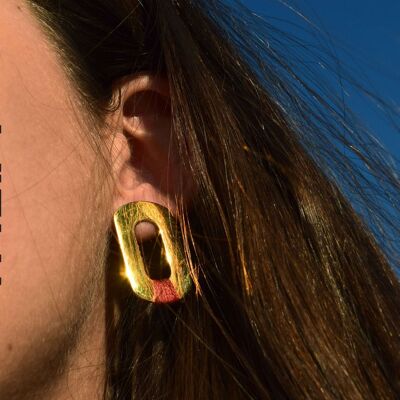 THÉIA terra cotta earrings