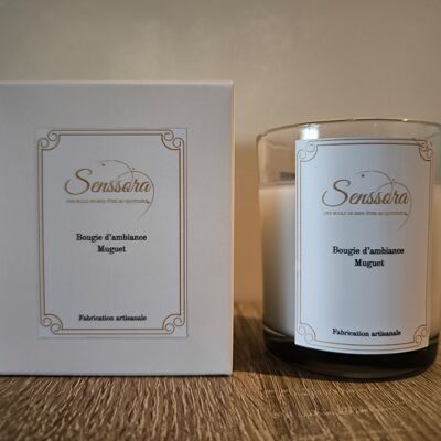 🌿 Bougie Artisanale Muguet – Fraîcheur florale printanière