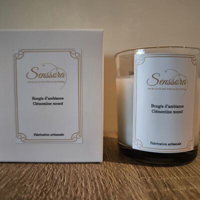 Vela de monoï de clementina hecha a mano – Sunny Escape