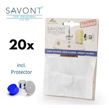 Porte-savon porte-savon magnétique avec protection aimantée 20x 1