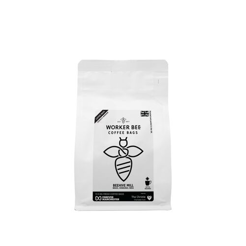 Beehive Coffee Bags (8g)  - 60/40 (Arabica/Robusta Blend) - 40 Bags