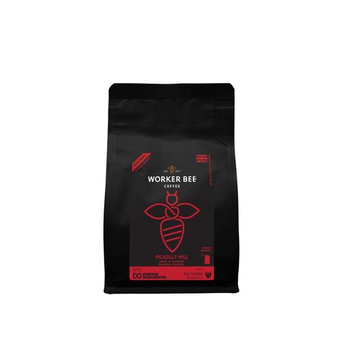 Piccadilly Mill 100% Arabica Coffee - 227g Whole Bean