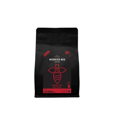 Piccadilly Mill 100% café arábica - 227 g de grano entero