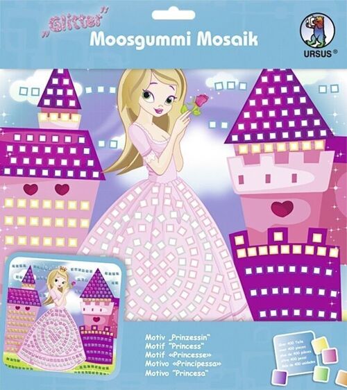 Moosgummi-Mosaik "Glitter Prinzessin"