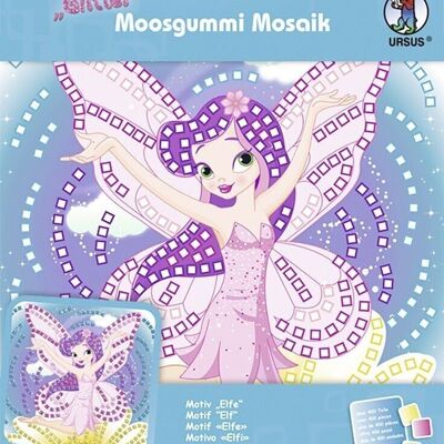 Moosgummi-Mosaik "Elfe"