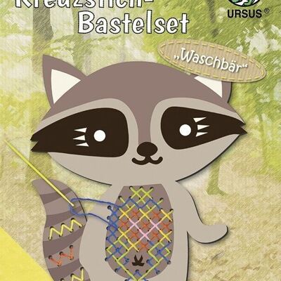 Cross stitch craft kit "Raccoon"