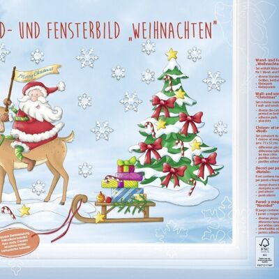 Wand- und Fensterbild "Weihnachten"