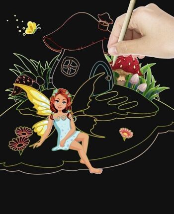 Mon livre à gratter magique "Feen & Prinzessinnen" 5