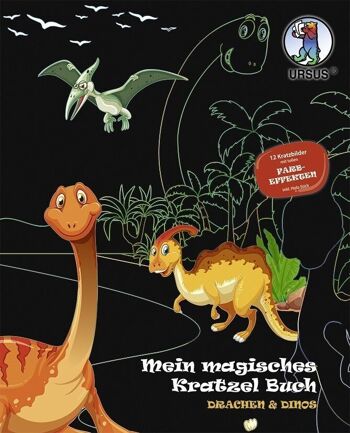 Mon livre à gratter magique "Dragons & Dinos" 6