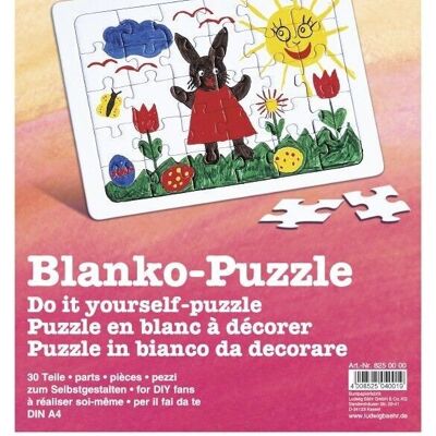 Blanko-Puzzle, DIN A4