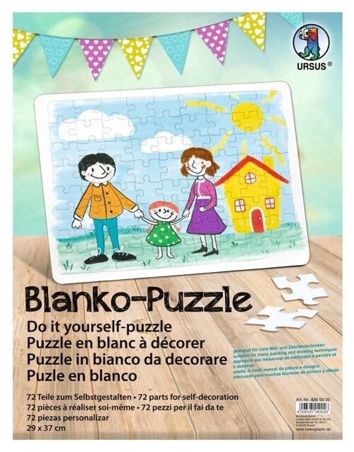Blanko-Puzzle, DIN A3