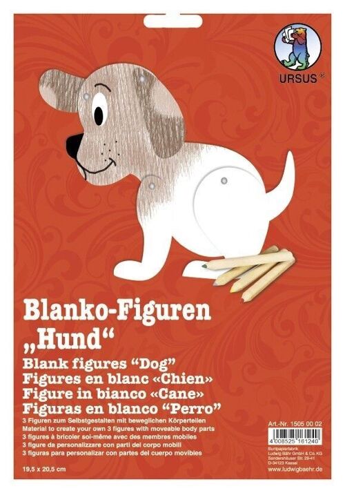 Blanko-Figuren "Hund"