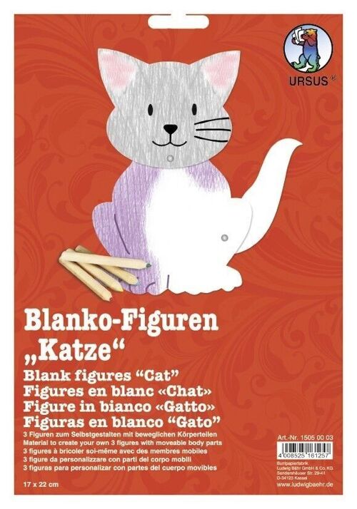 Blanko-Figuren "Katze"