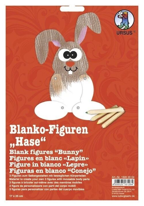 Blanko-Figuren "Hase"