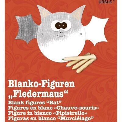 Blanko-Figuren "Fledermaus"