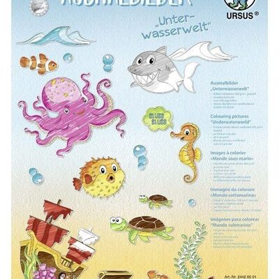 Coloring page "Underwater World"
