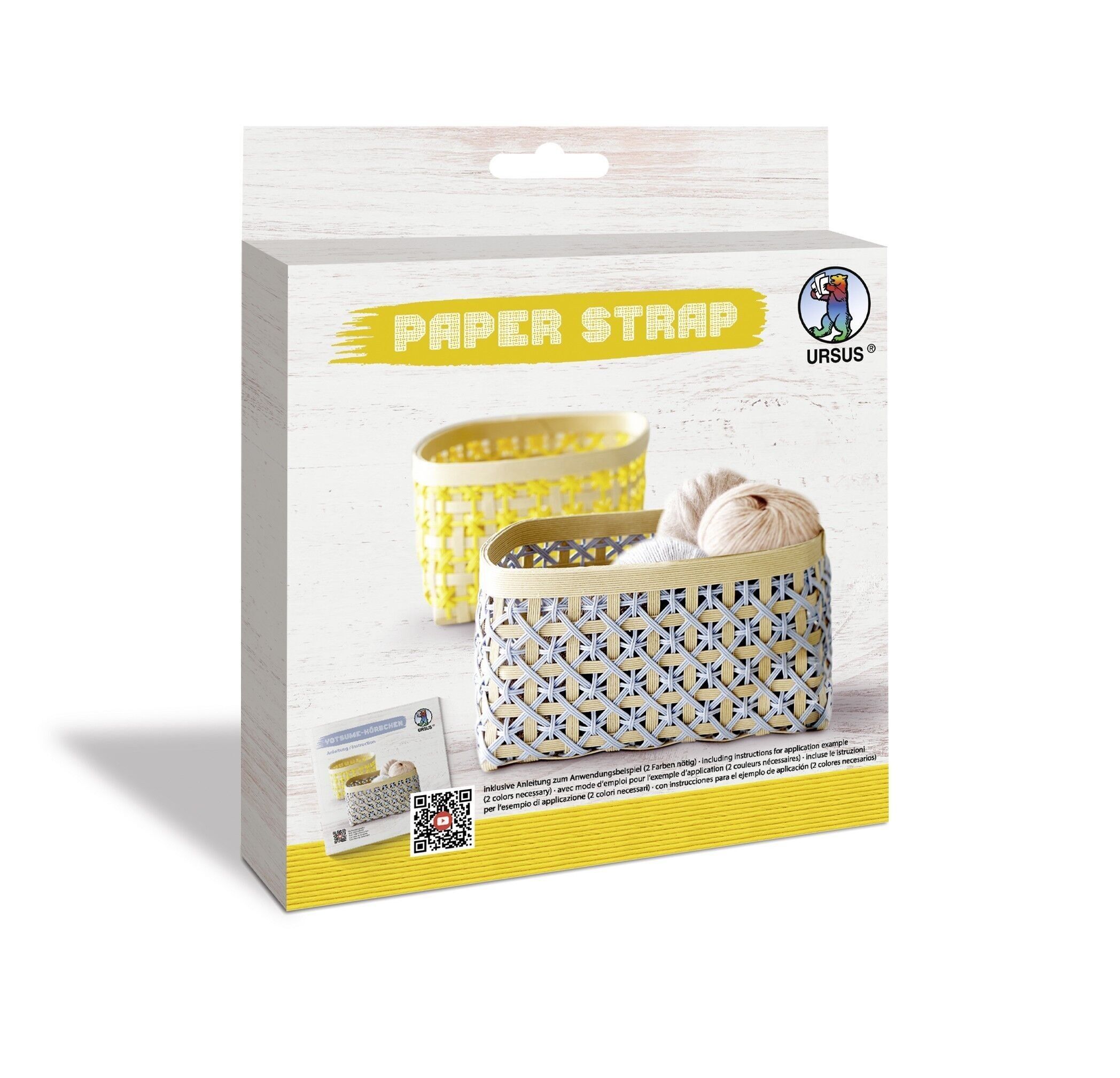 Cinturino di carta (Kamihimo), giallo