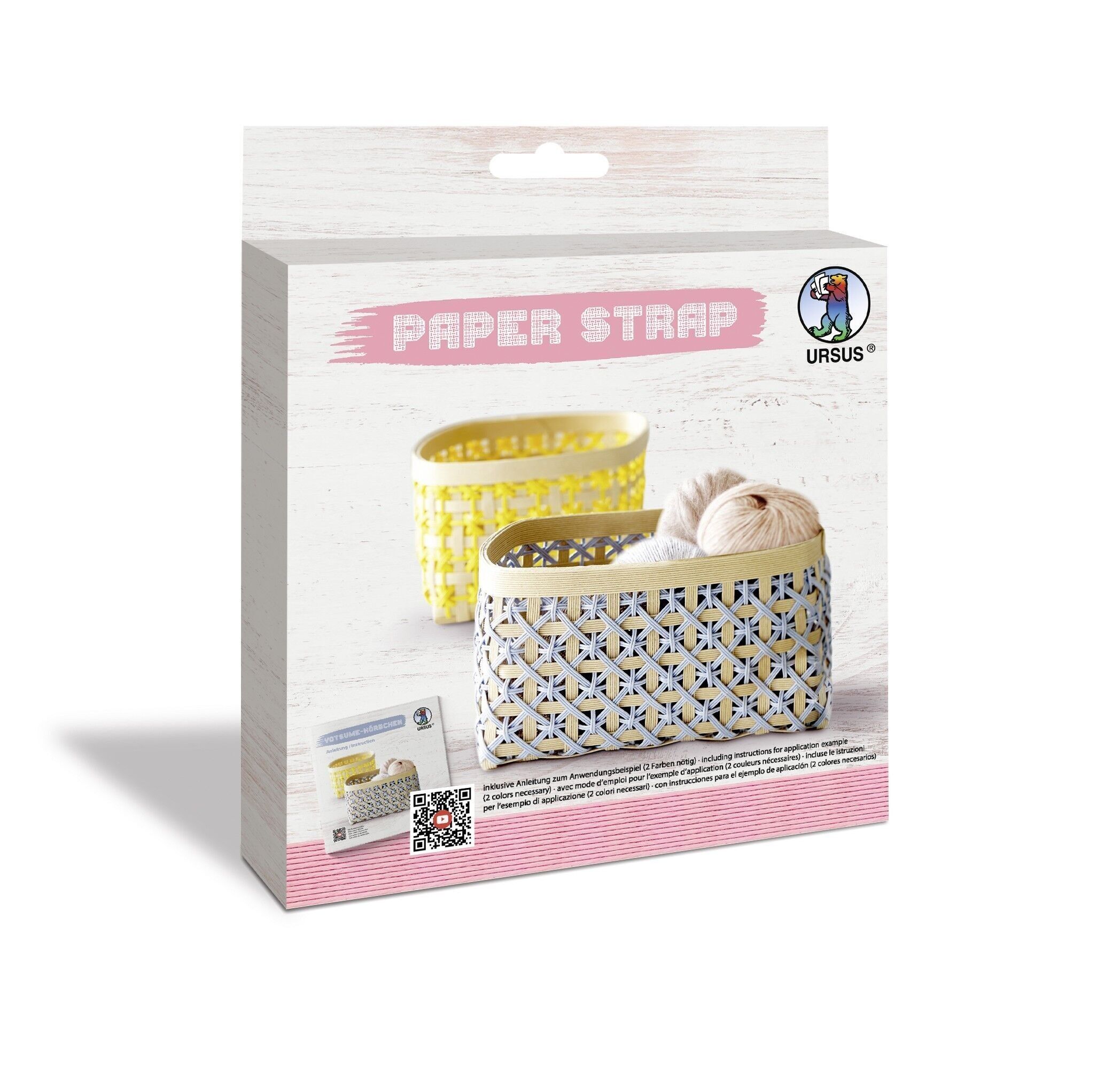 Cinturino di carta (Kamihimo), rosa