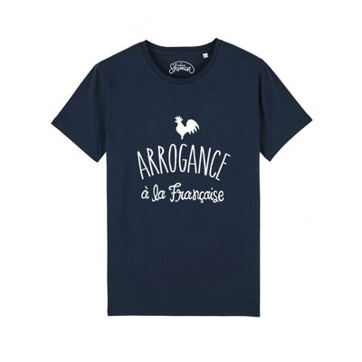 FRENCH ARROGANCE - Navy T-shirt