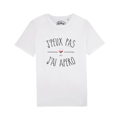 JE PEUX PAS J'AI APÉRO - Tee-shirt Blanc