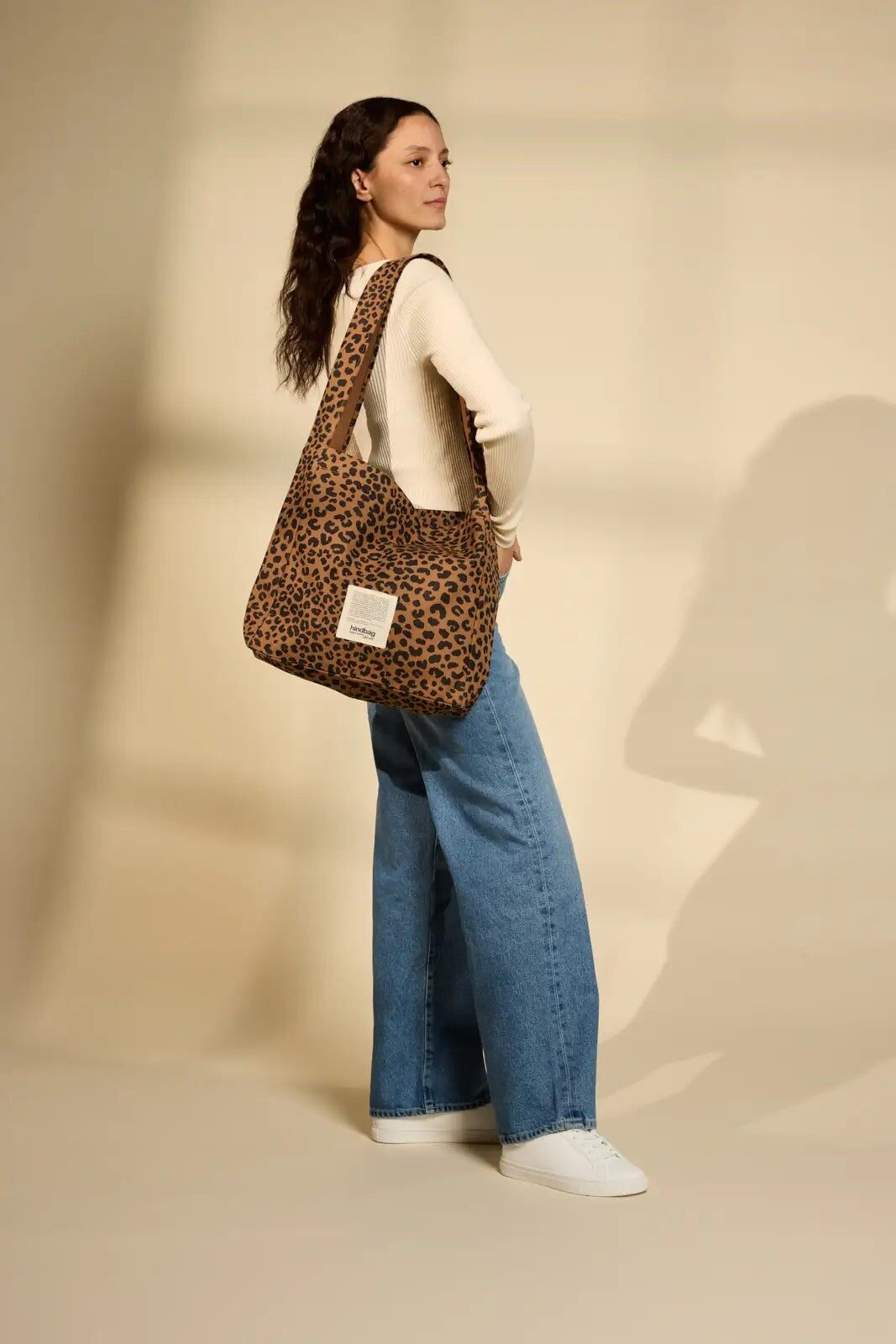 Bolso hobo Sunita Leopard Cinnamon