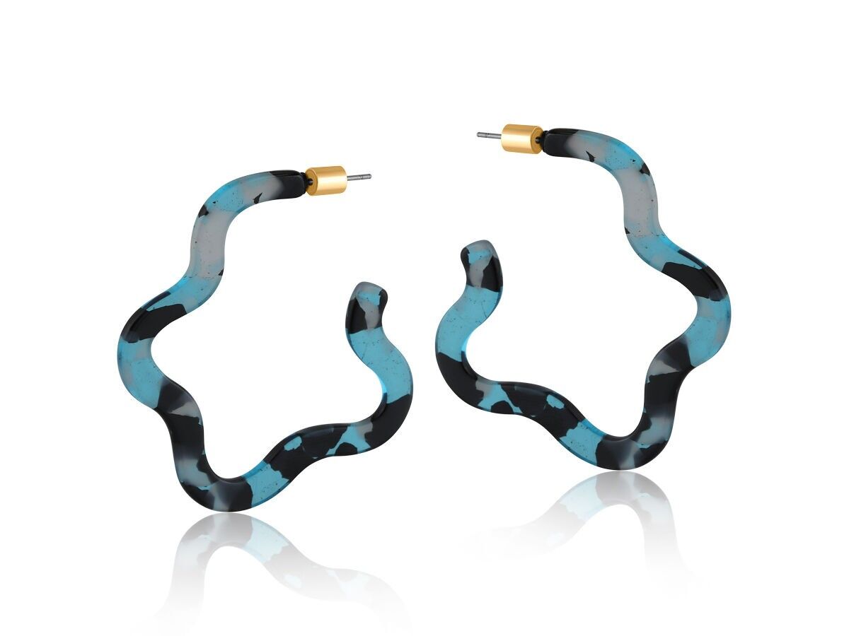 3217 BOUCLES D'OREILLES EN RÉSINE SOPHIA SQUIGGLE