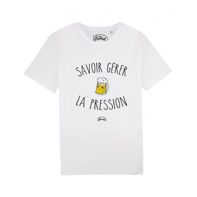 LA PRESSION - Tee-shirt Blanc