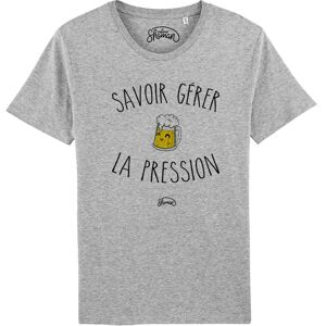 TSHIRT GRIS CHINE HOMME LA PRESSION