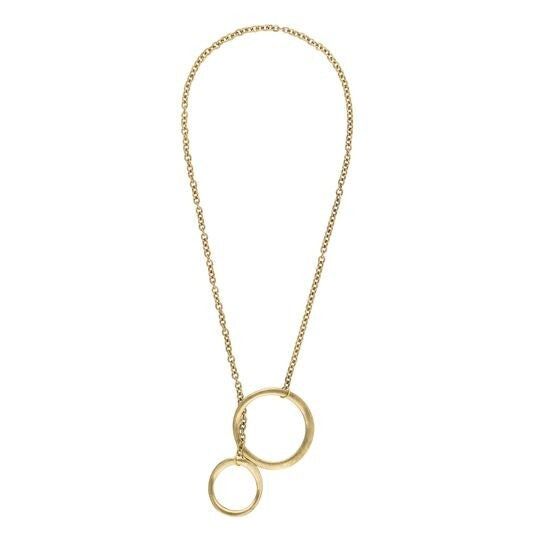 Collana catena oro Linked posizionabile 70cm
