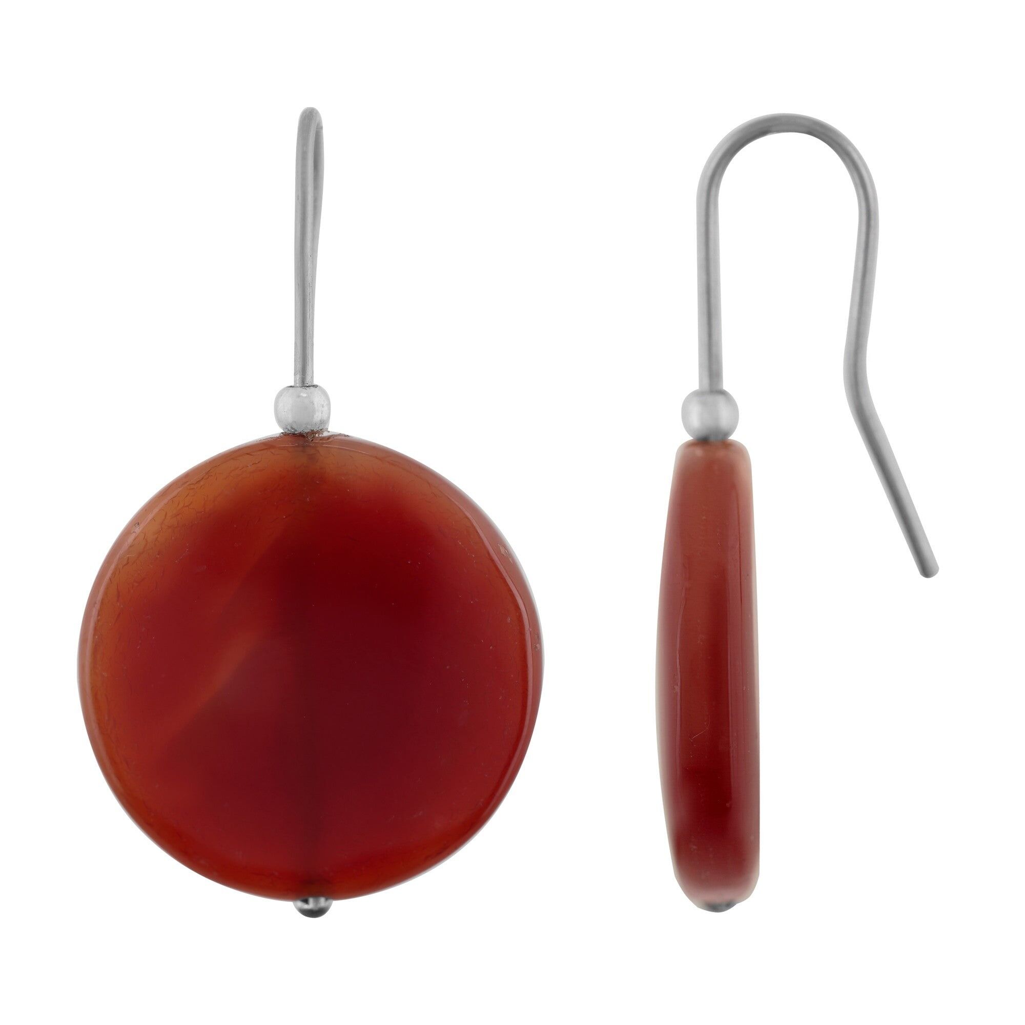 Agata orecchino d'argento pietra semipreziosa argento 925