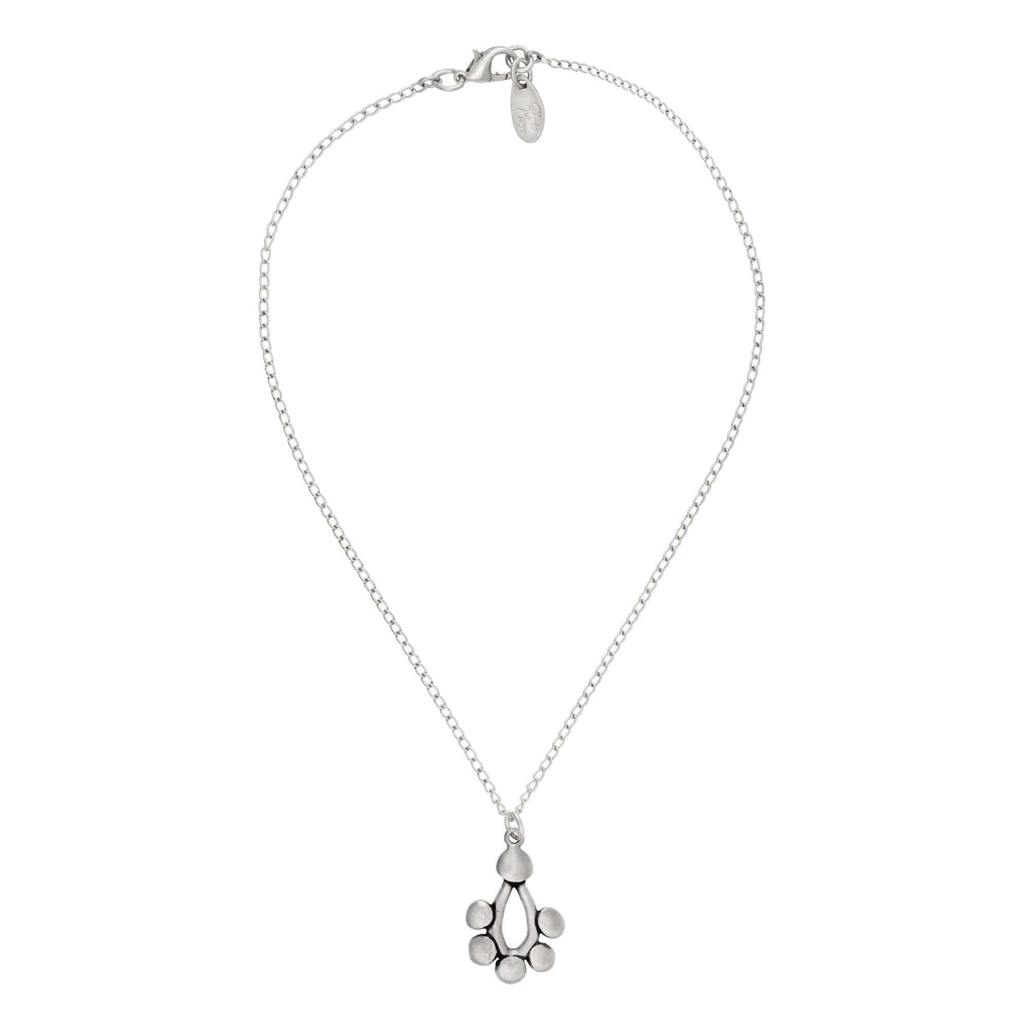 Girocollo "Cluster" placcato argento